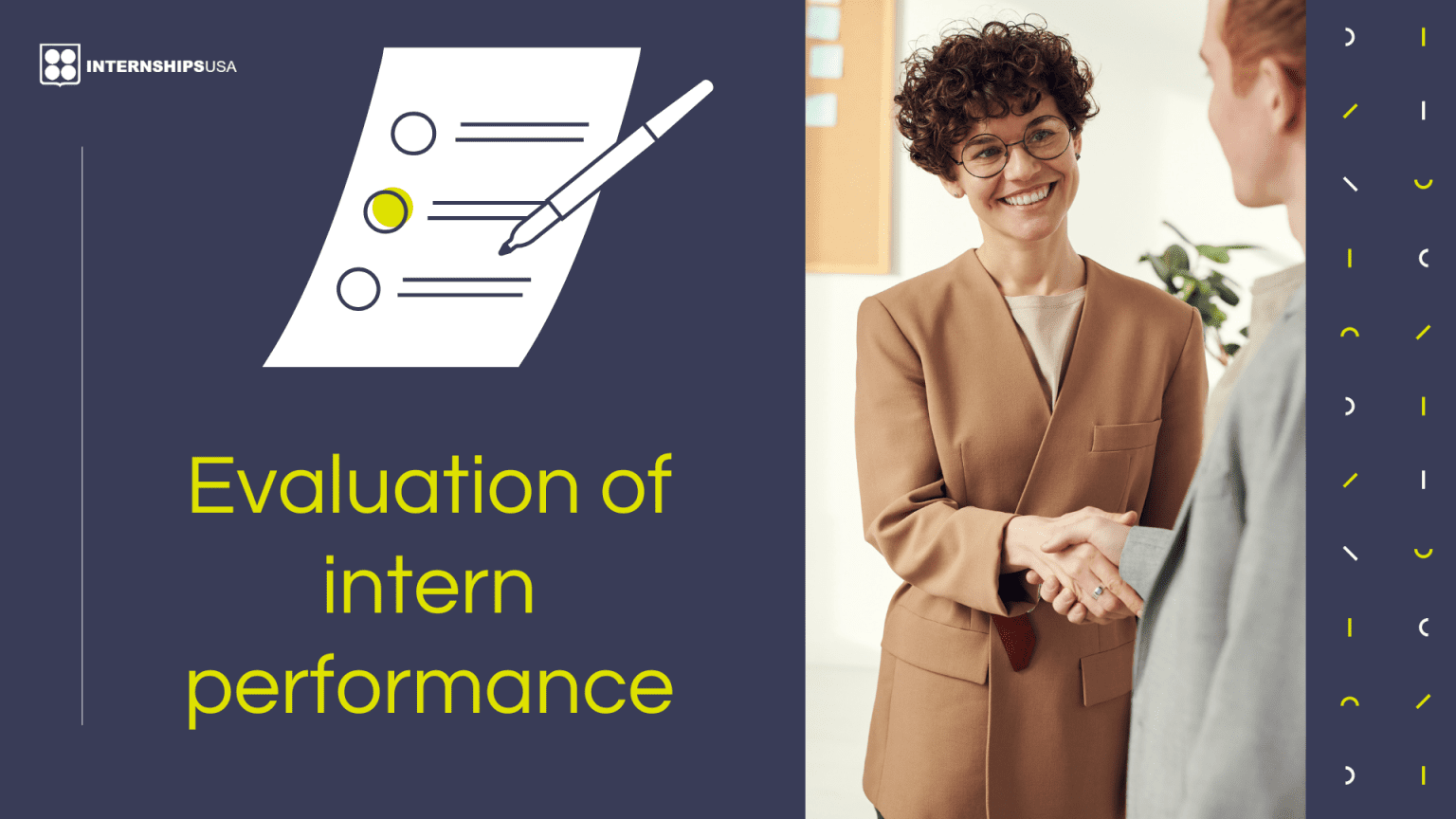 Evaluation of intern perfomance - Internships USA